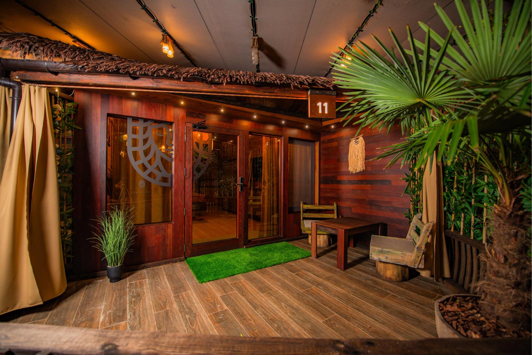 Garden-view luxury villa